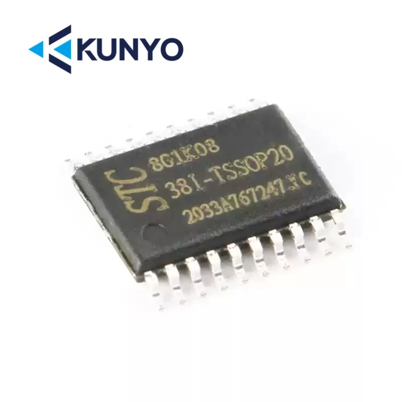 (5piece) STC8G1K08-38I-TSSOP20 brand new original stock STC8G1K08 single-chip microcomputer MCU