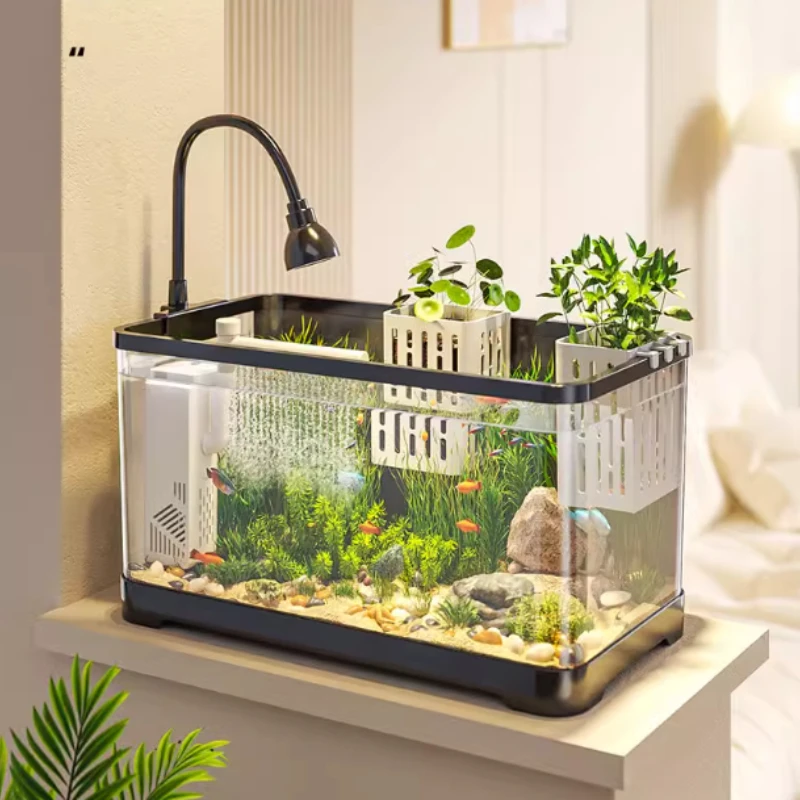 

Corporation Living Room Fish Tank Loop Light Aquatic Pet Supplies Aquatic Plant Decoration Fish Tank Home Aquarium Pour Aquarium