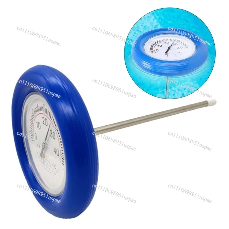 Pond Water Thermometers Large Centigrade Floating Pool Thermometer  Dial Plate Water Temperature Gauge with String