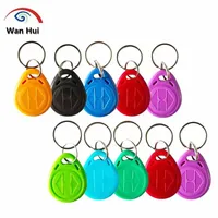 10Pcs EM4305 T5577 Blank Key Tag, RFID Key Fob, Keychain, Contactless Card, NFC Tag, ID, RFID Chip 125khz Rewritable Duplicate