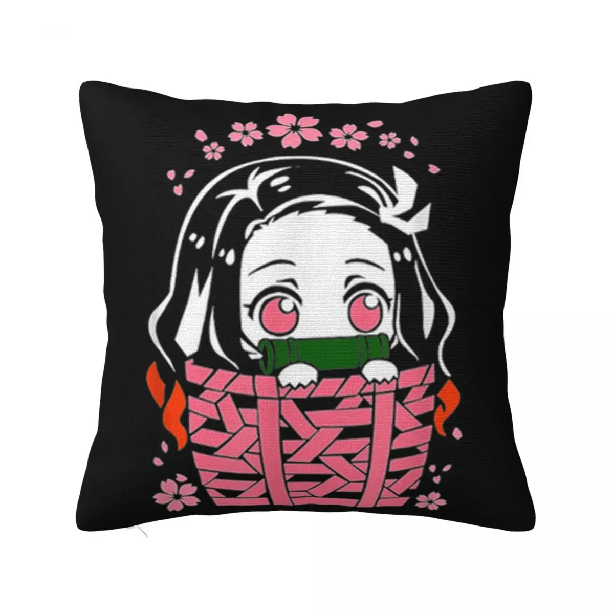 Kimetsu No Yaiba Slayer Demon Leisure Music Print Halloween Chinese Style Oversize Style Loose 2021 Latest Pillow Case