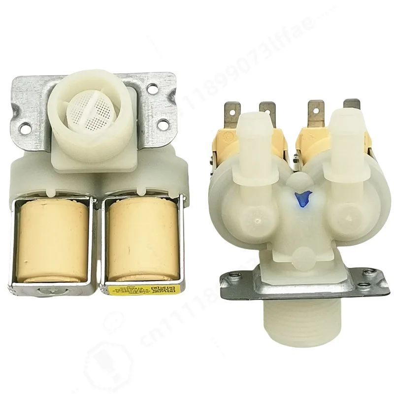 Washing Machine Water Inlet Solenoid Valve, DC62‑00024F DC62‑00266E, Household Washer Accessory for Laundry Appliance
