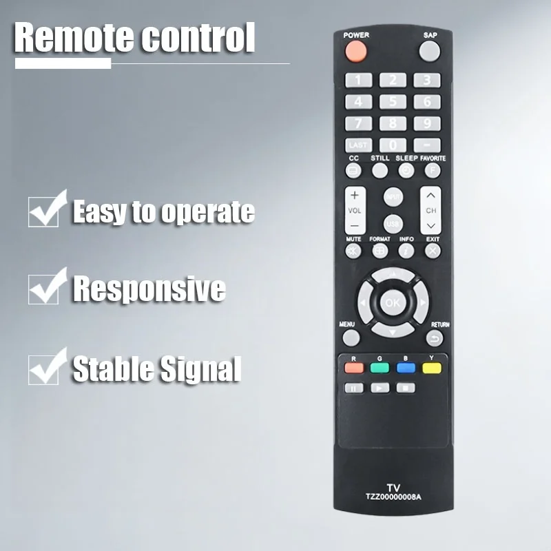 

NEWTZZ00000008A Remote Control for Panasonic TV Compatible with Models TC-L42U5 TC-L32C5 TC-32LC54 TC-L3252C TC-L32C5X TC-L422U5