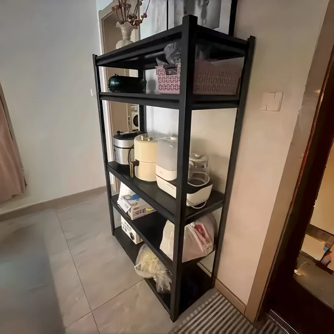 Industrial Style 5-Tier Open Storage Shelving Unit for Kitchen Garage Pantry Living Room Commercial and Home Organization Needs