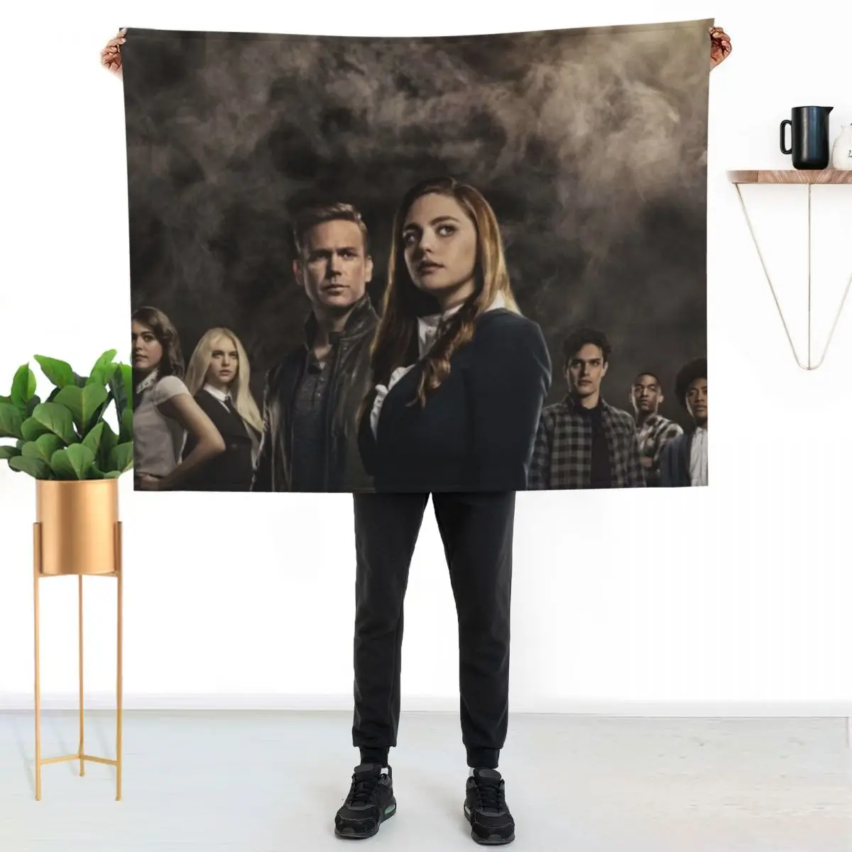 Legacies Film Noir Season 2 Throw Blanket Soft Thermals For Travel halloween sofa bed Decorative Beds Decorative Sofas Blankets