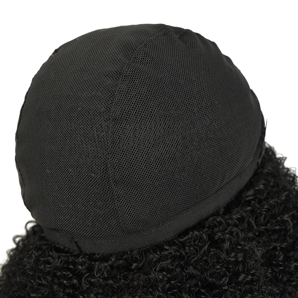 วิกผมสั้นสังเคราะห์ทรงแอฟโฟรแบบลอนหลวมสำหรับผู้หญิงผิวดำ วิกผมแอฟโฟรสั้นแบบลอนพร้อมหน้าม้า วิกผมลอนธรรมชาติสำหรับงานคอสเพลย์และปาร์ตี้