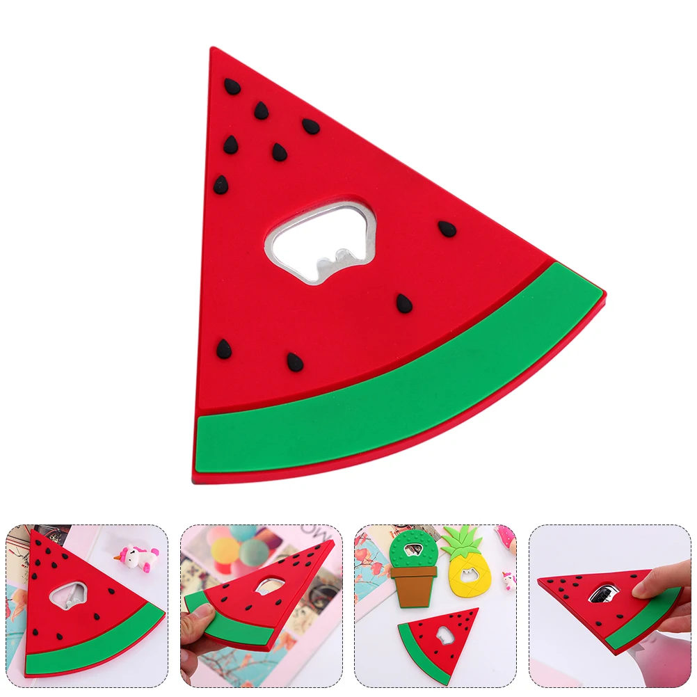 

2 Pcs Fruit Shape Bottle Opener Soft Rubber Model Beer Lovely Tool Party Camping Outdoor Travel Kitchen Bar Practical