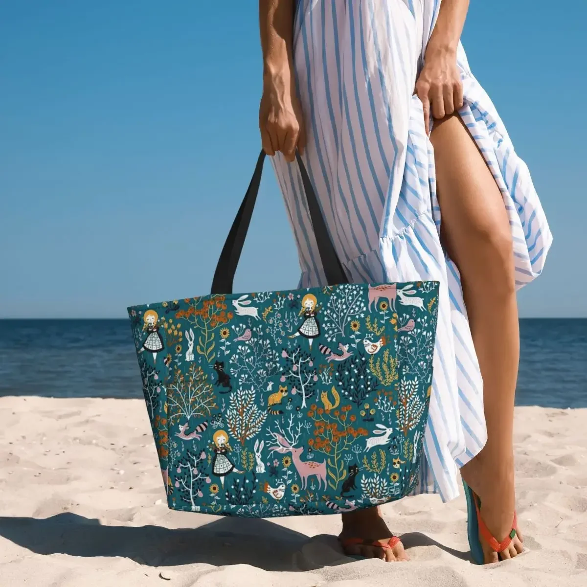 Land Träume Strand Reisetasche, Einkaufstasche trend ige Erwachsene aus Geburtstags geschenk Multi-Style-Muster