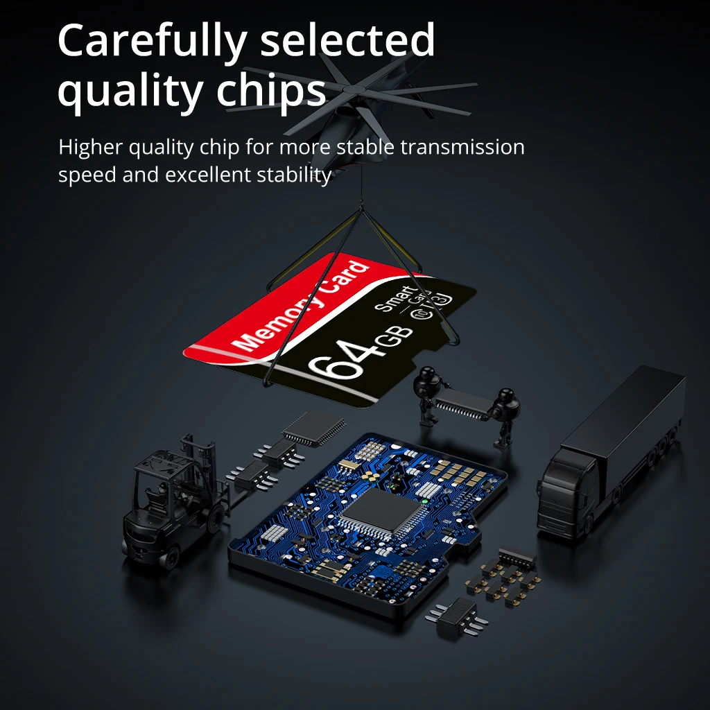 Micro-Speicherkarte 128GB 32GB 64GB 32GB 16GB 8GB 4GB 2GB 1GB TF-Karte SD/TF-Flashkarte 32 64 128GB Klasse 10 Speicherkarte für Telefon – Detail 5