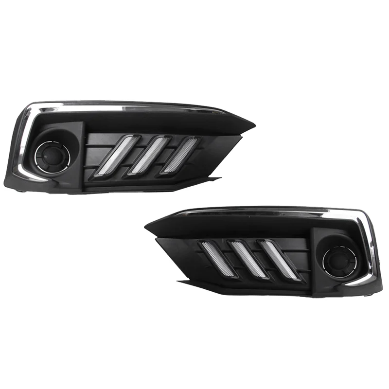 

Tri-Color Daytime Running Light Bumper Fog Lamp LED for Honda Civic