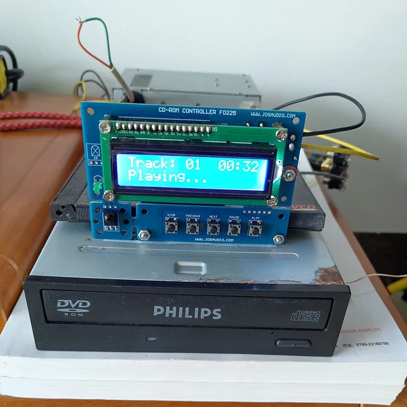 Nvarcher CD-ROM DVD-ROM IDE محرك الأقراص الضوئية تحكم أطقم لتقوم بها بنفسك-لاعب CD سائق بدوره إلى القرص الدوار مشغل الأقراص المدمجة