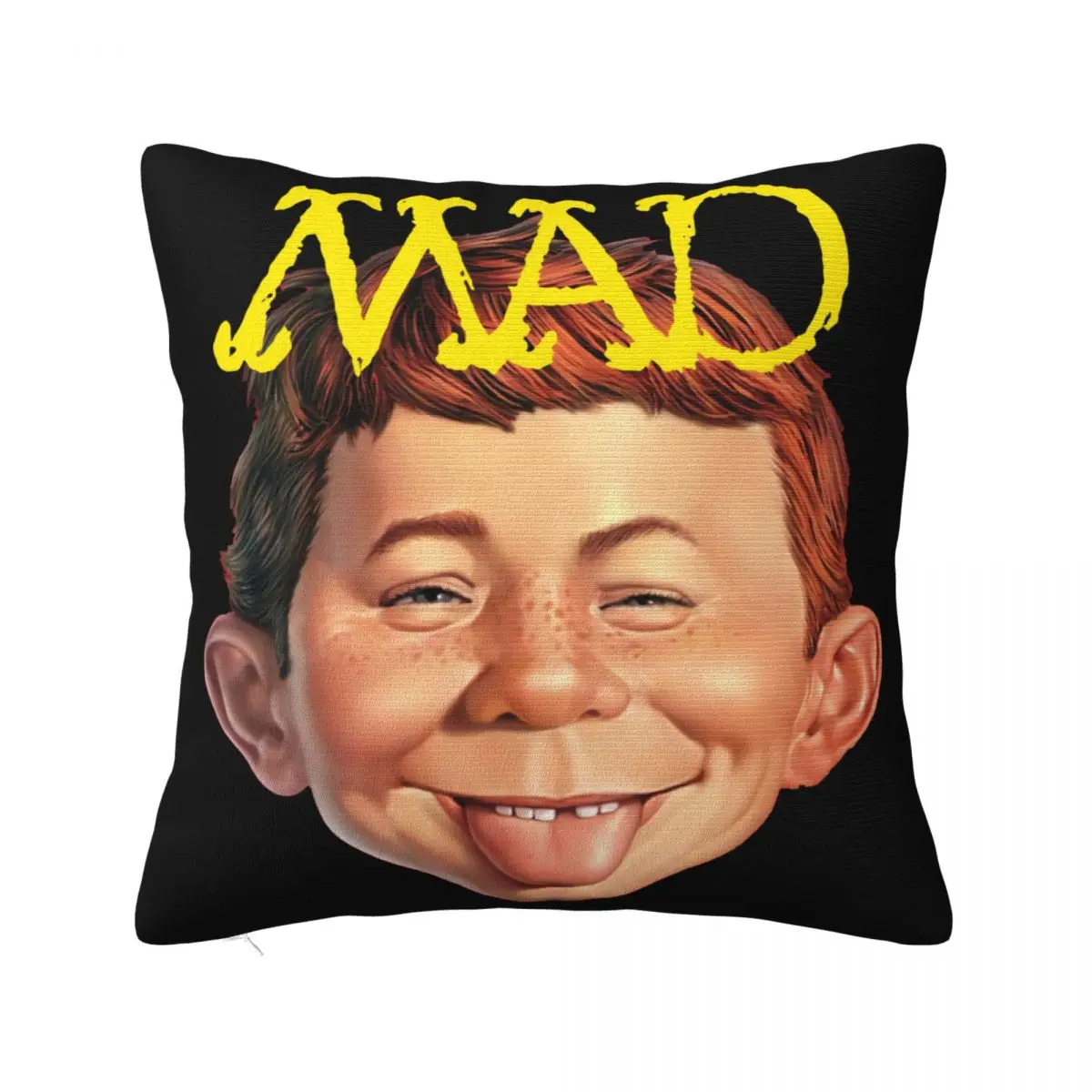 Mascot Mad Magazine Alfred Eneuman Cool Mens Cotton Harajuku Famous Any Logo Women Halloween Pillow Case