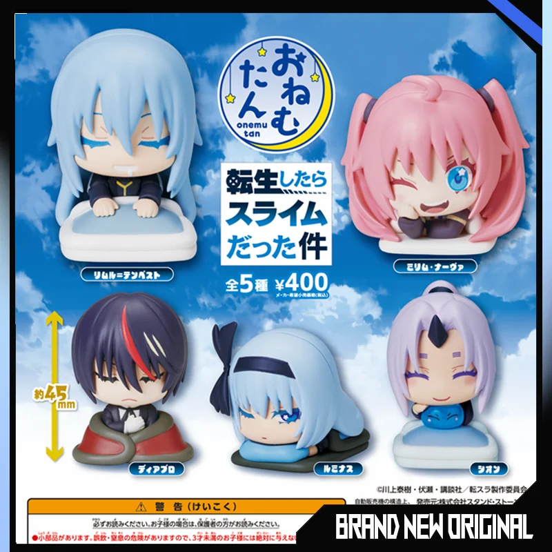 

STASTO That Time I Got Reincarnated As A Slime Action Figures Model Shion Rimuru Milim Nava Sleep Gashapon Ornament Original Toy