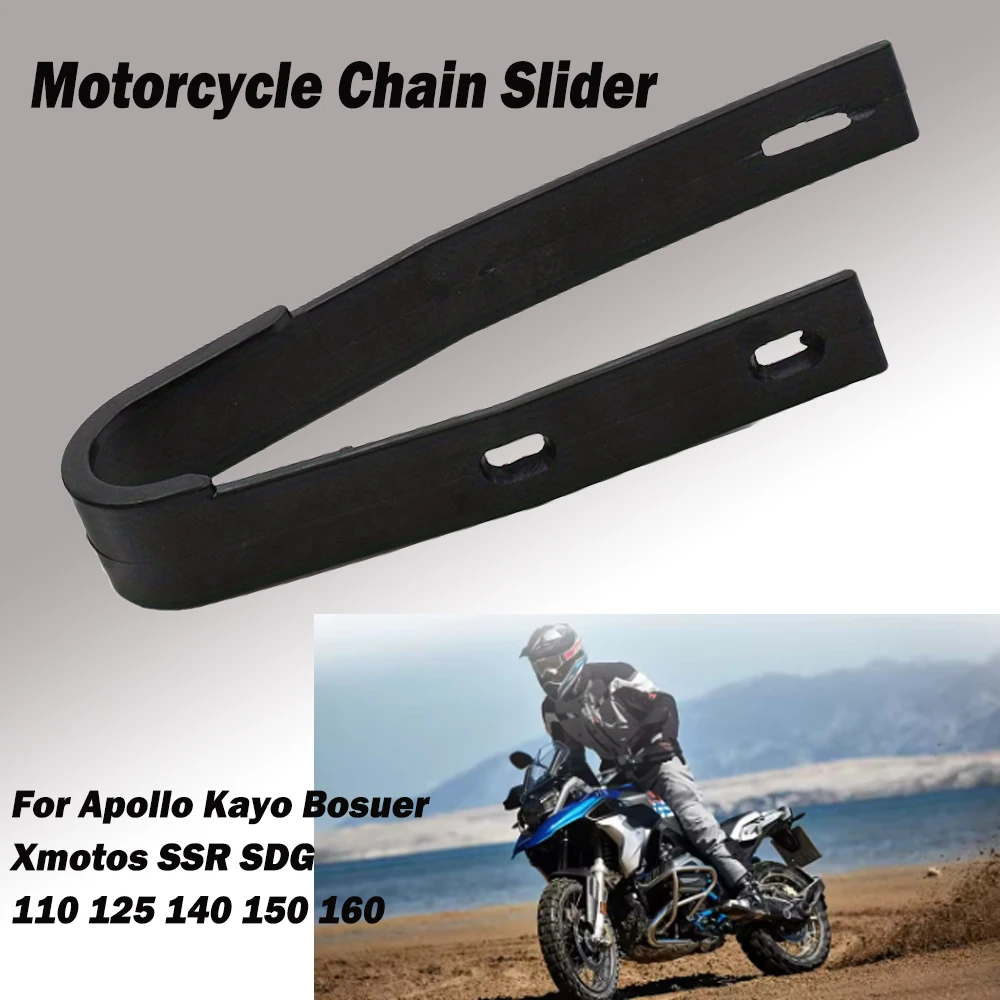 Motorcycle Chain Slider Chain Protection Guard Guide For Apollo Kayo Bosuer Xmotos SSR SDG 110 125 140 150 160 cc Dirt Pit Bike