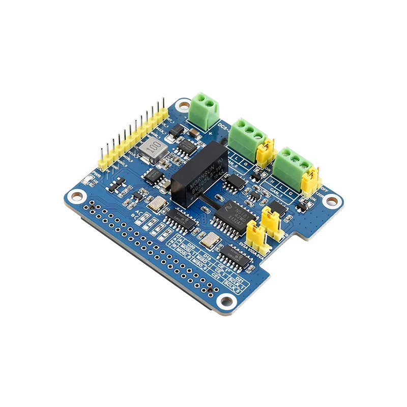 2-Channel Isolated CAN SPI Bus Expansion HAT For Raspberry Pi Dual Chips For Expanding Multiple CAN Channels