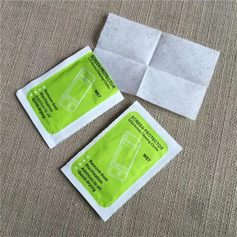 100pcs New Screen Cleaning Wet Wipes Antibacterial for Glasses Lens Phone