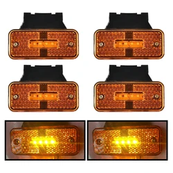 4Pcs Truck Sidelight 24V Parking Lights Trailer Side Marker Cargo Car Position Light Accessories Parts