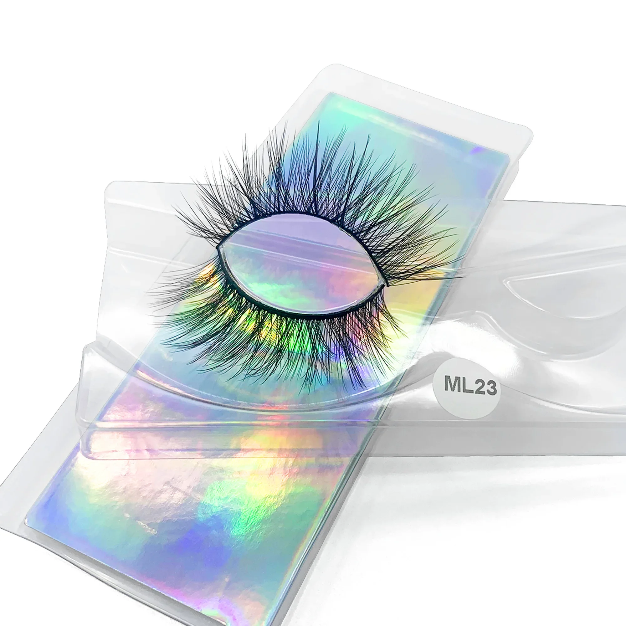 10 paia di ciglia di visone 6D ciglia all'ingrosso stile casuale volume sfuso ciglia finte per strumenti di trucco estensione ciglia