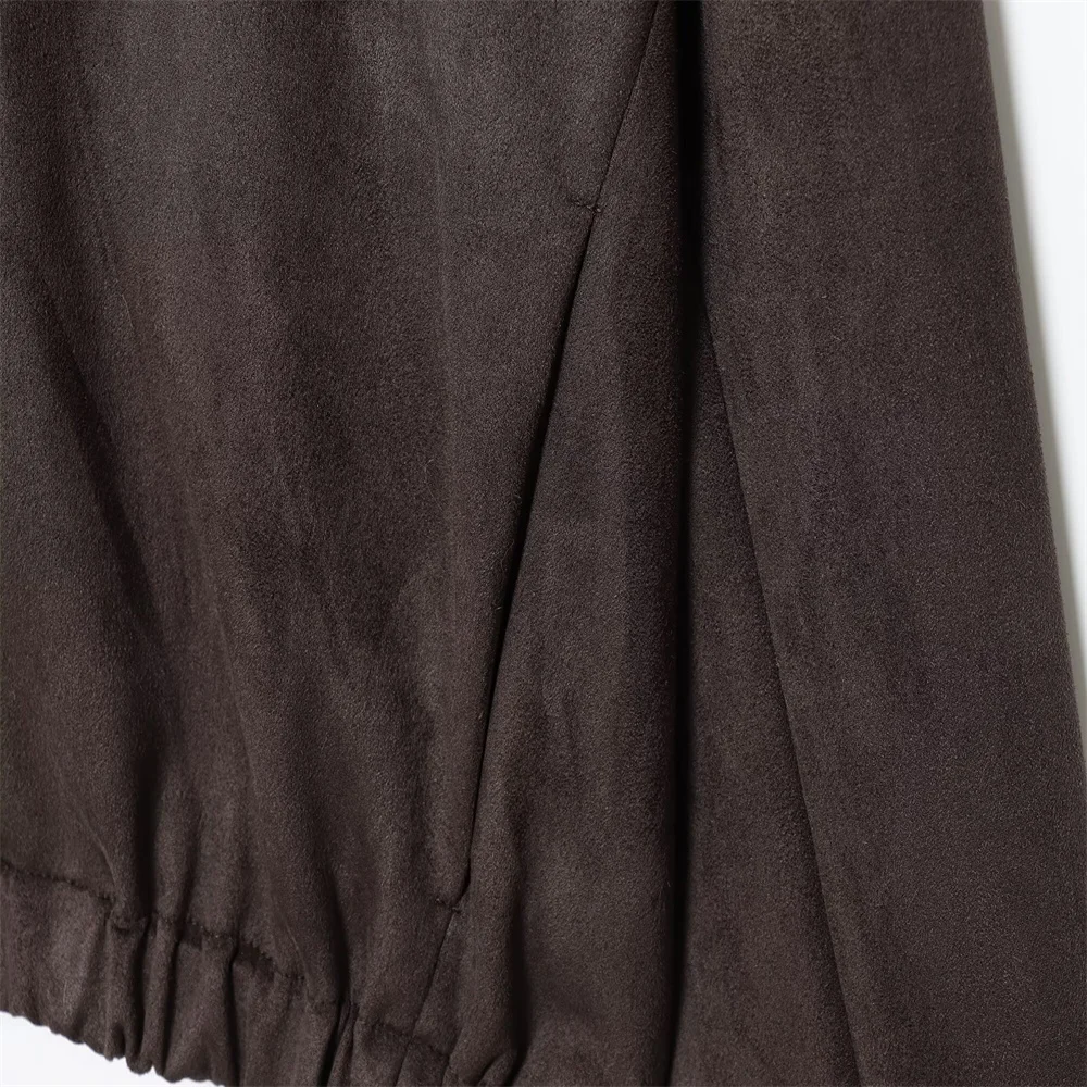 秋の新作 レディース ラウンドネック ジップアップ フリース風 パイロットジャケット ジャケット ジャケット