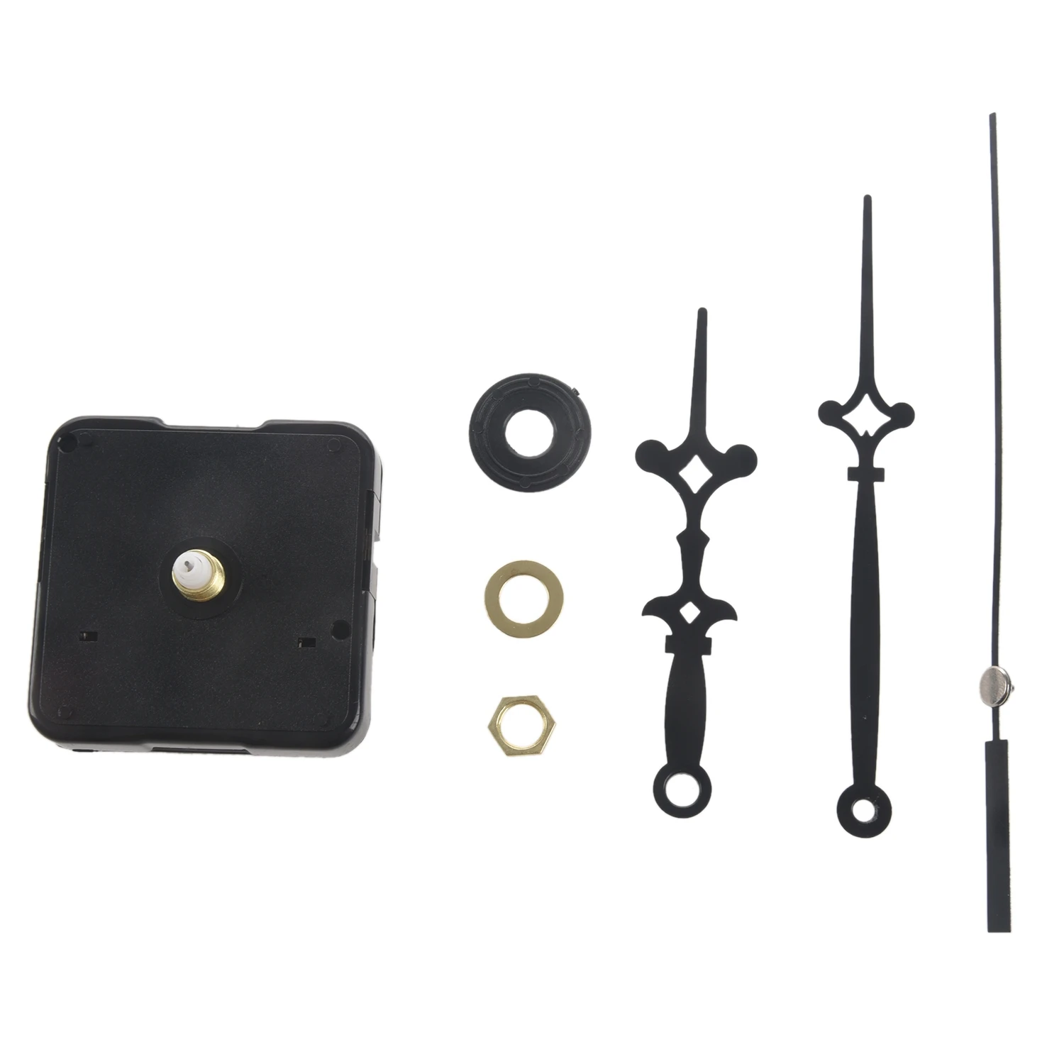 1Pcs Replacement Wall Clock Repair Parts Pendulum Movement Mechanism Quartz Clock Motor With Hands & Fittings Kit