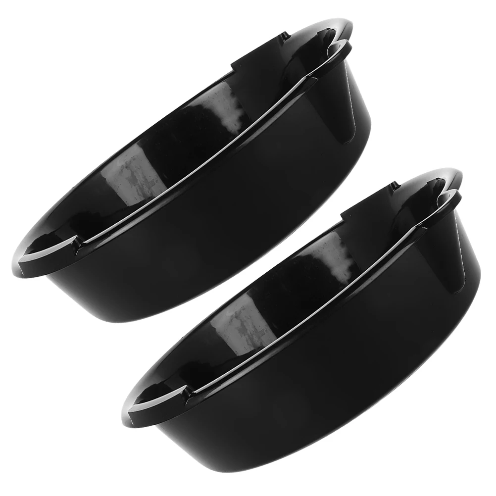 

2pcs Drain Pan Durable Plastic Large Oil Drip Pans for Car Auto Engine Oil Change Catch Can Splash Pad Motor Container