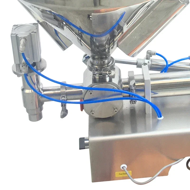 Pneumatic Heating And Stirring Quantitative Filling Machine, Paste Filling Machine, Chilli Oil Honey Filling Machine.
