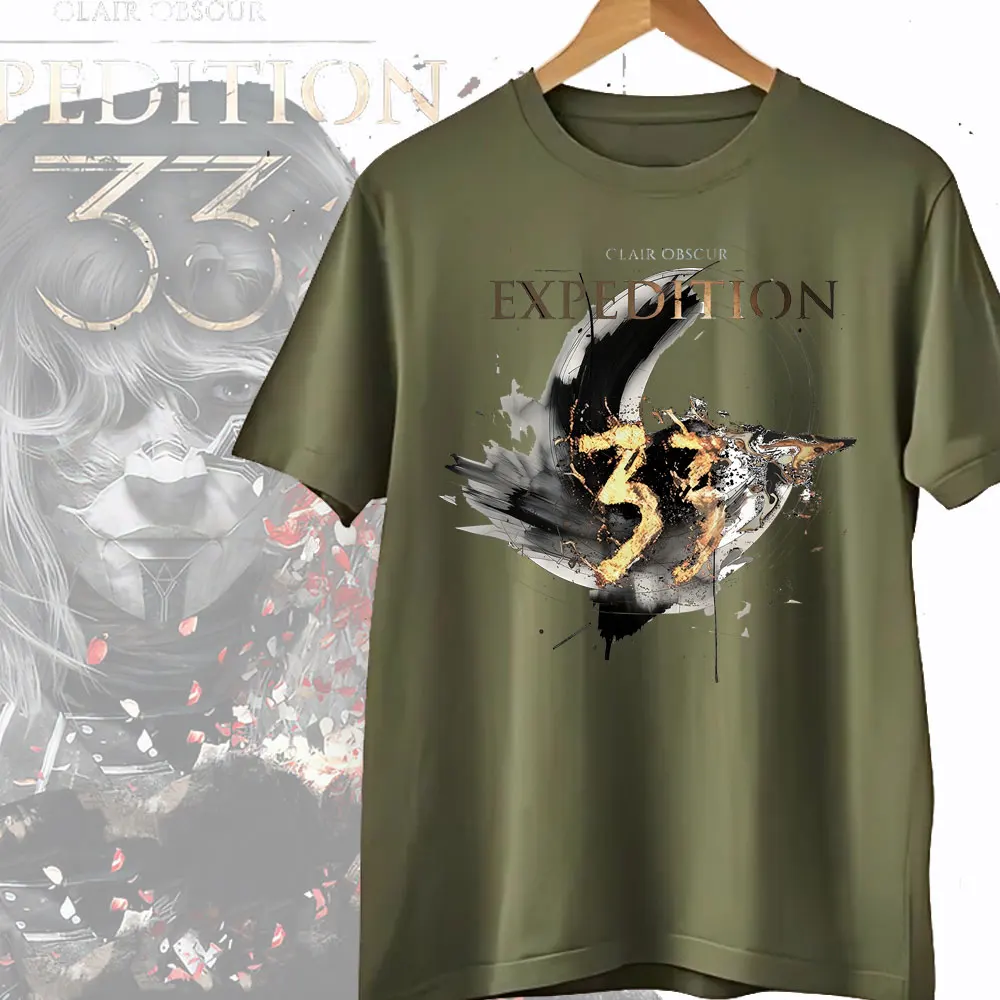 

Clair Obscur：Expedition 33 Gamer Fashion Summer Tops for Men Women Perfect Gift for Game Fans New Men's Short-sleeve T-shirts
