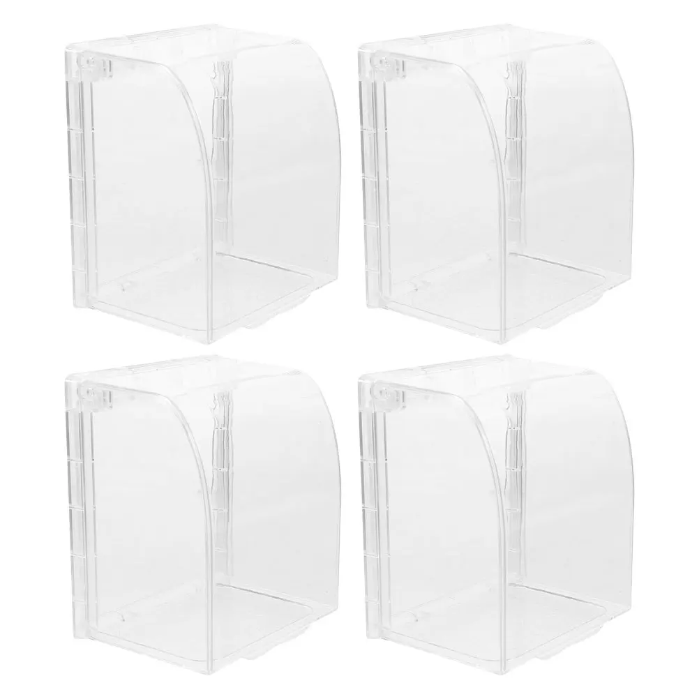 

4Pcs 86 Type Waterproof Socket Cover Outdoor Electrical Outlet Protector Plastic Weather Resistant Power Outlet Cover