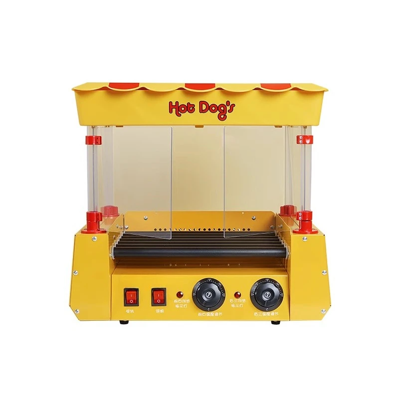 Sausage grill machine household mini small Taiwan fully automatic commercial hot dog grill sausage stall barbecue