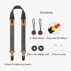 Camera strap wristband adjustable fast release strap, Nikon Fuji Canon Leica Sony SLR digital camera strap