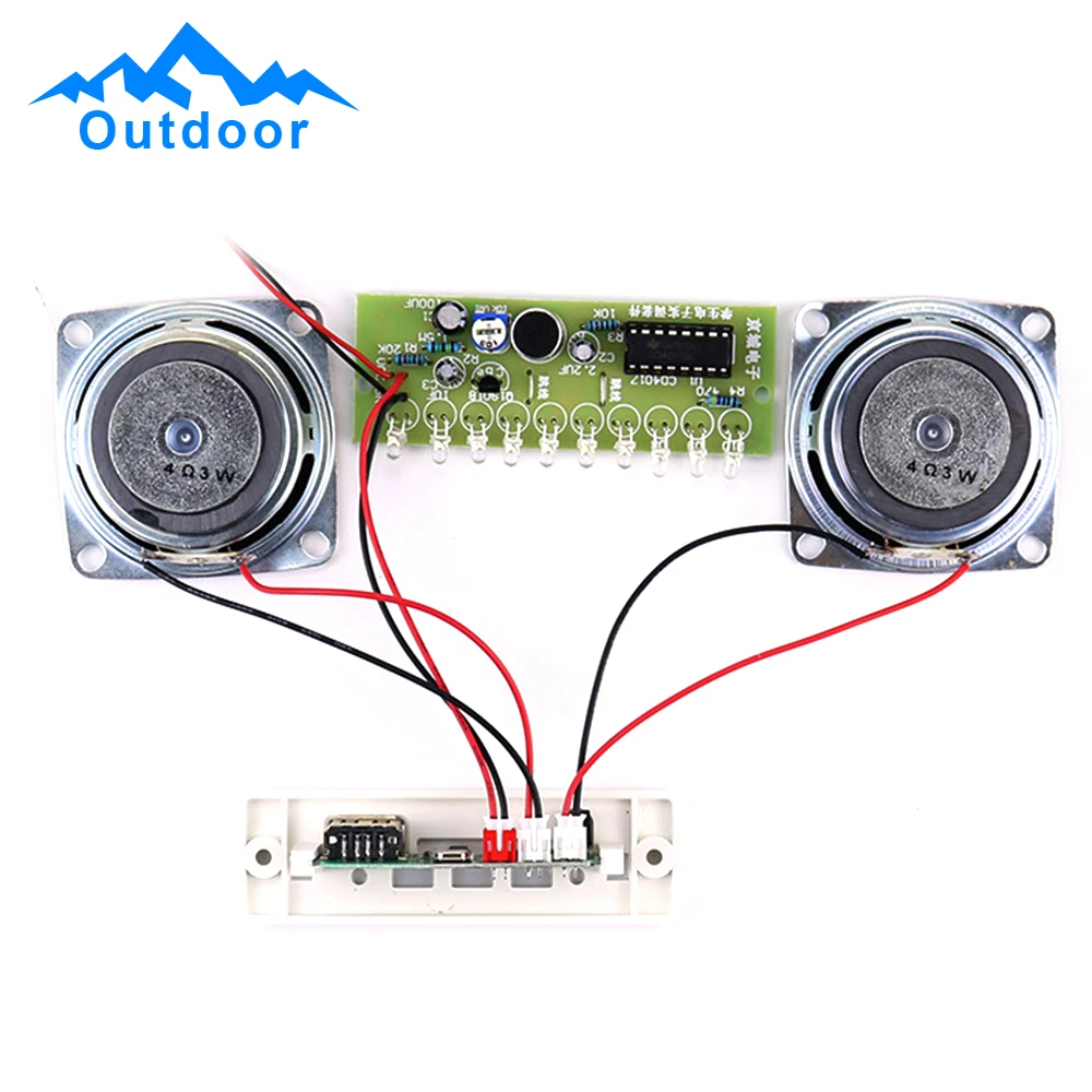 DIY Bluetooth Speaker Production Assembly Electronic Welding Kit Teaching Practice DIY Electronic Kit Audio Decoding Board Kit