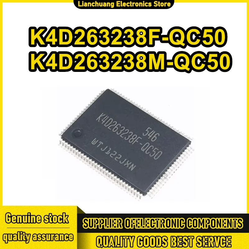 

5PCS K4D263238F-QC50 K4D263238M-QC50 K4D263238F-QC K4D263238F TQFP100 100% New original stock