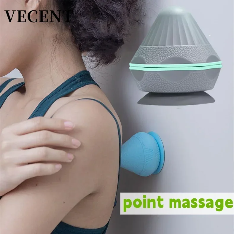 Cone de massagem de silicone bola de adsorção sólida psoas coluna torácica volta escápula pé yoga liberação muscular aparelho de massagem pescoço