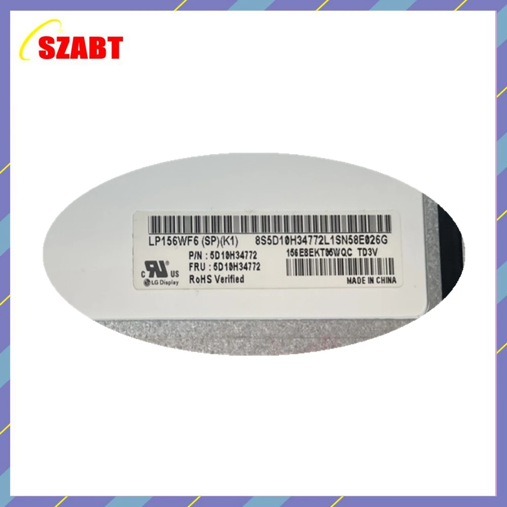 Schermo del computer portatile con pannello IPS sottile da 15.6 pollici per LP156WF4 LP156WF6 SPP1 SPK1 SPK2 SPK3 SPK6 SPC1 SPB1 SPL1 SPA1 B156HAN01.2 30 pin