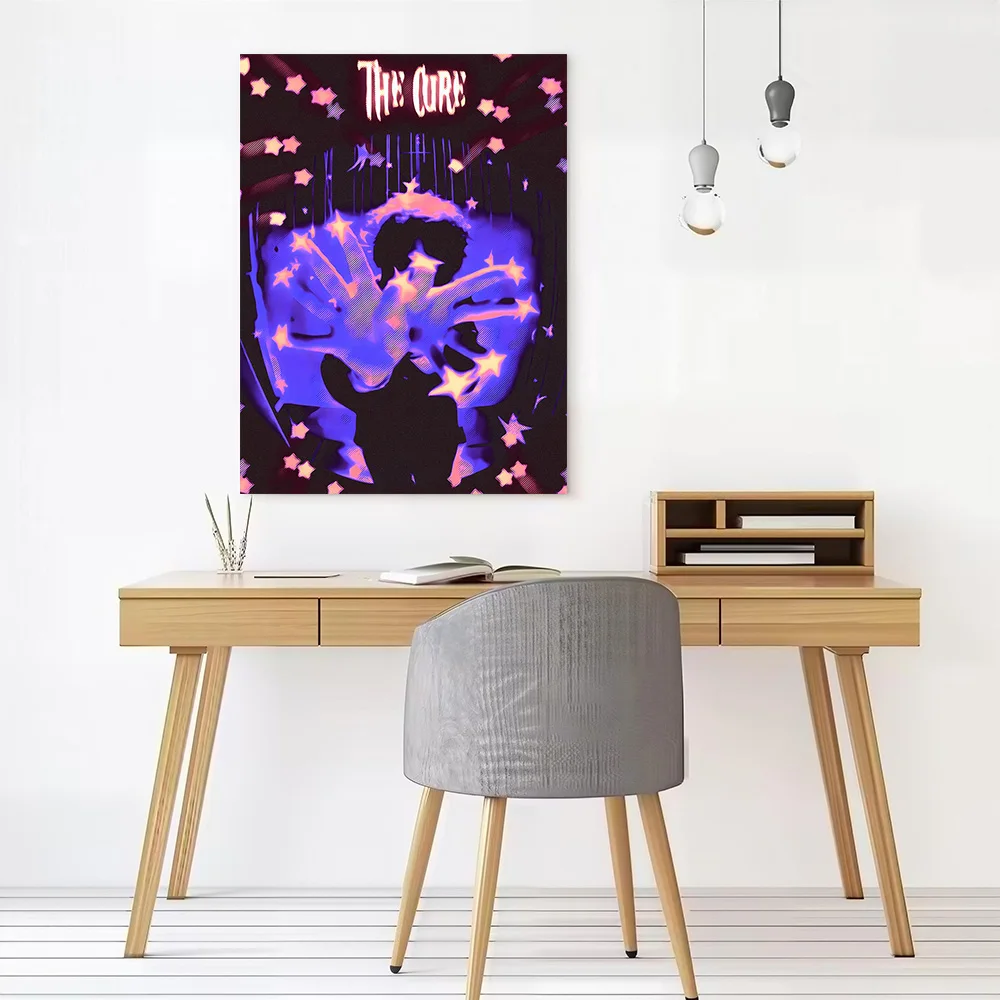 The Cure Band Art Printed Canvas Wall Art Customizable Paintings Poster Perfect Gift for Decor Living Room Decorations Wand Deko