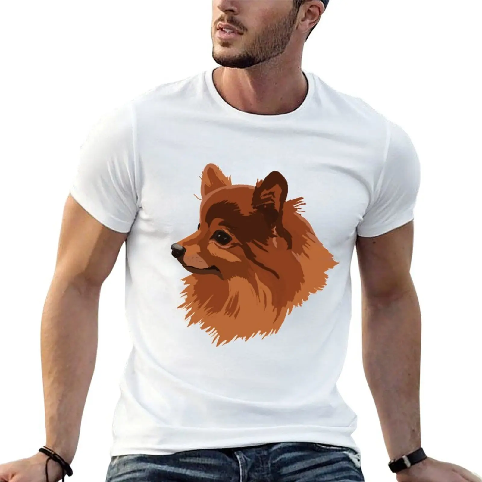 Pomeranian T-Shirt new gifts and t-shirts valentines clothes oversized t shirts for men