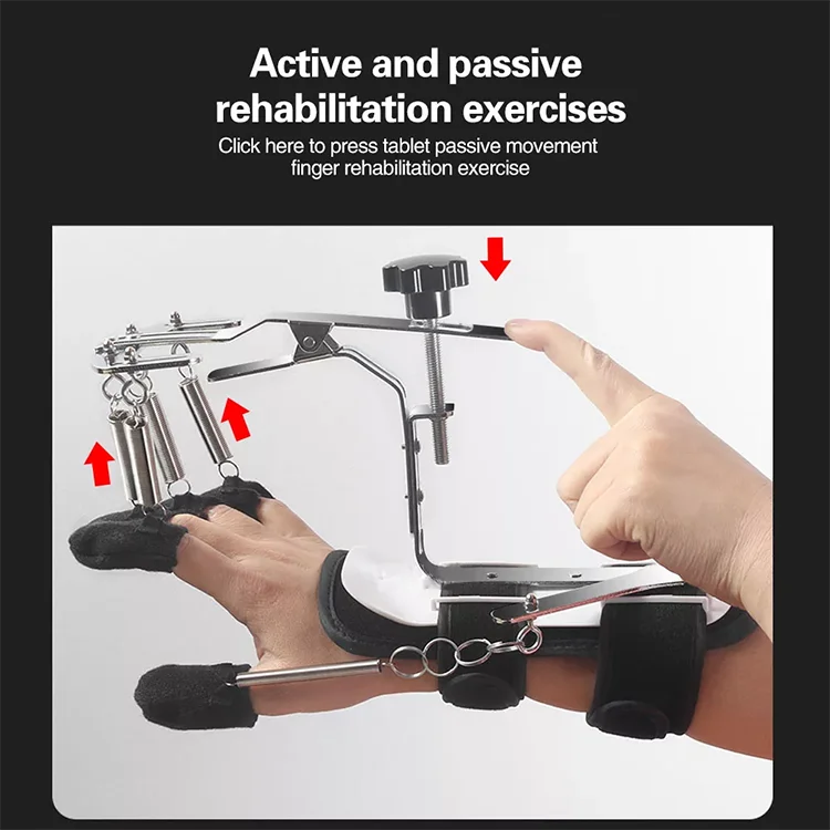 Picture 5: Rehabilitation Hand Brace, Steel Aluminum Alloy, Wrist Orthosis Support, Finger Training Device, Apoplexy Joint Splint