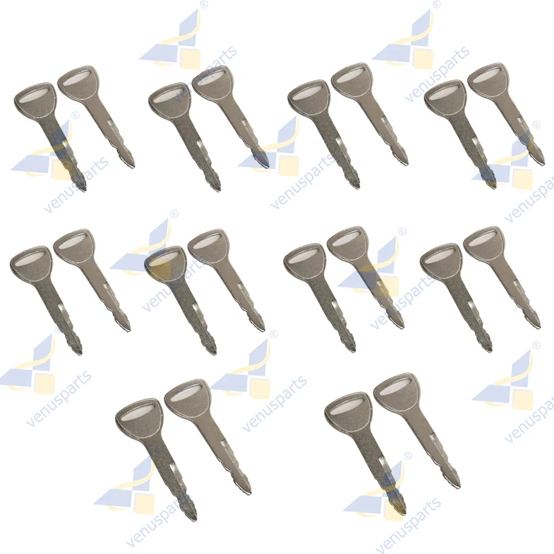 

20PCS Toynew A62597 Lgnition Keys 57591-23330-71 For Toyota Forklift Fork-Lift Heavy Equipment Starter Switch