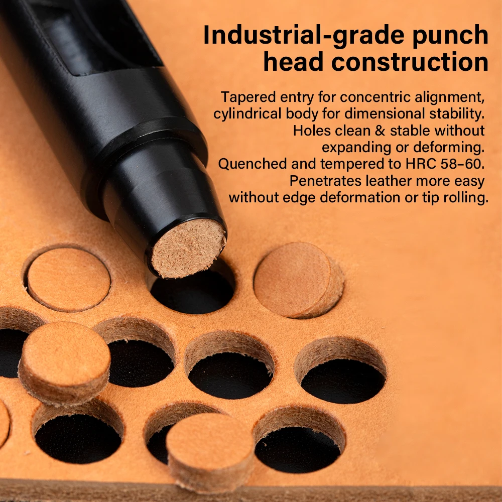 WUTA 5-15개 기본형 검정색 녹방지 가죽 펀치 세 - Leatherwork Hole Punch 리뷰 및 가격