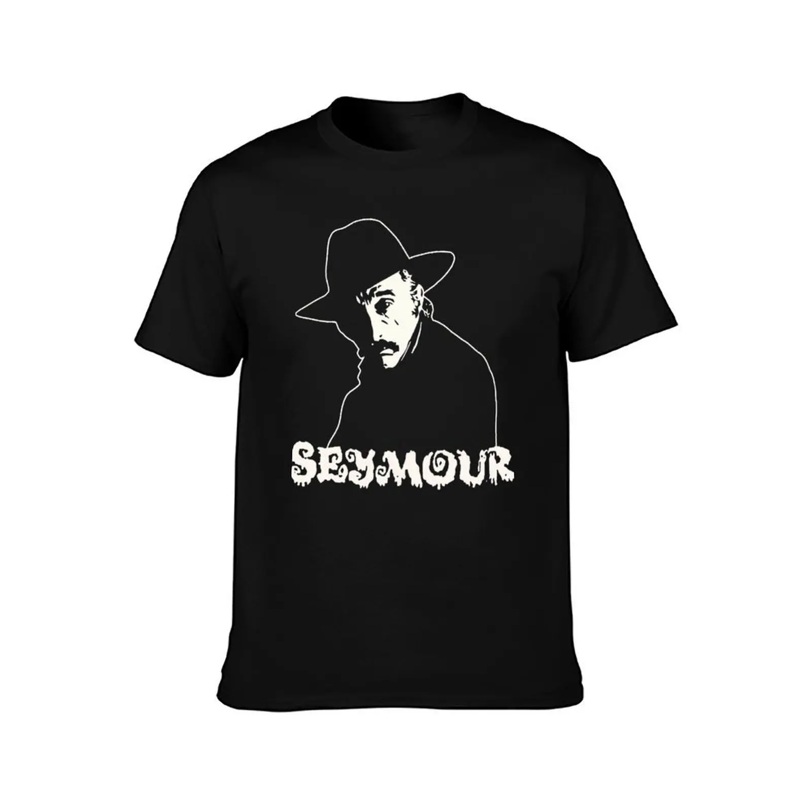 Sinister Seymour T-Shirt, Summer Casual Cotton Tee, Oversized Streetwear Tops, Vintage Graphic Print, Loose Fit Short Sleeve