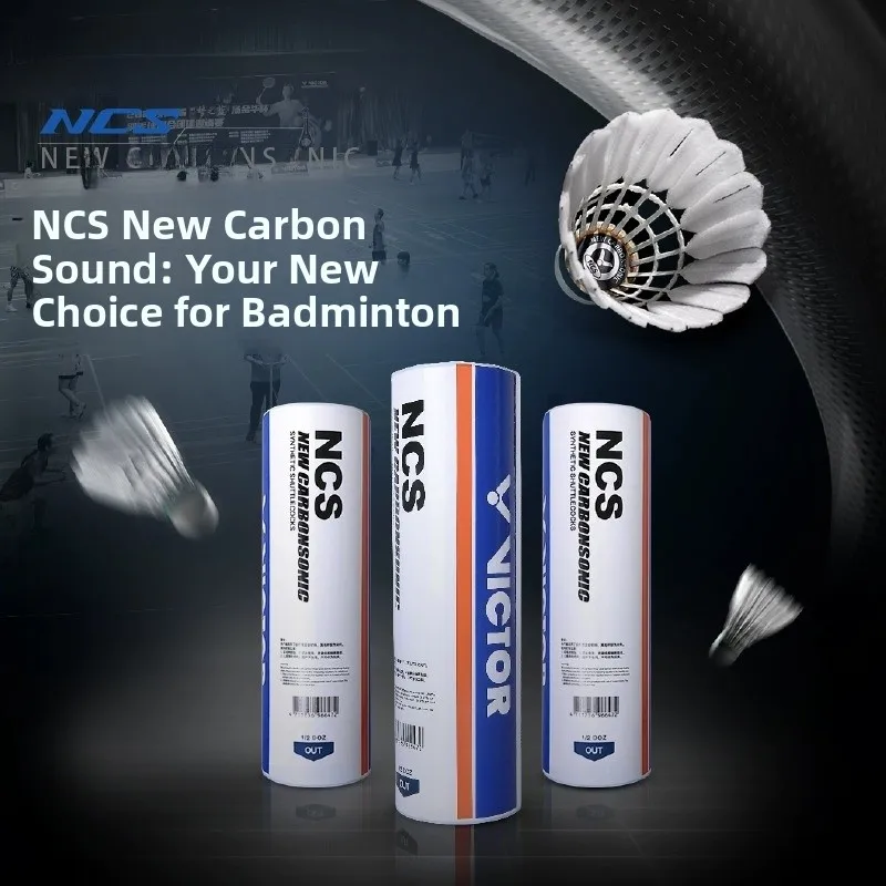 

Искусственные принадлежности для бадминтона Victor NCS High Durabili, стабильный полет для новой серии Carbon Sound Cetition