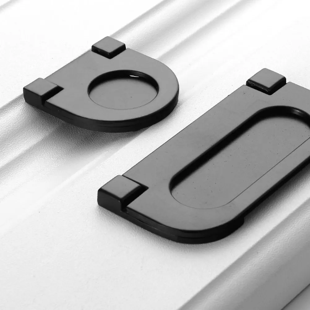 

4pcs Hidden Recessed Zinc Alloy Cabinet Pull Flush Mount Invisible niture Handle Drawer Door Handle For Cupboard Closet