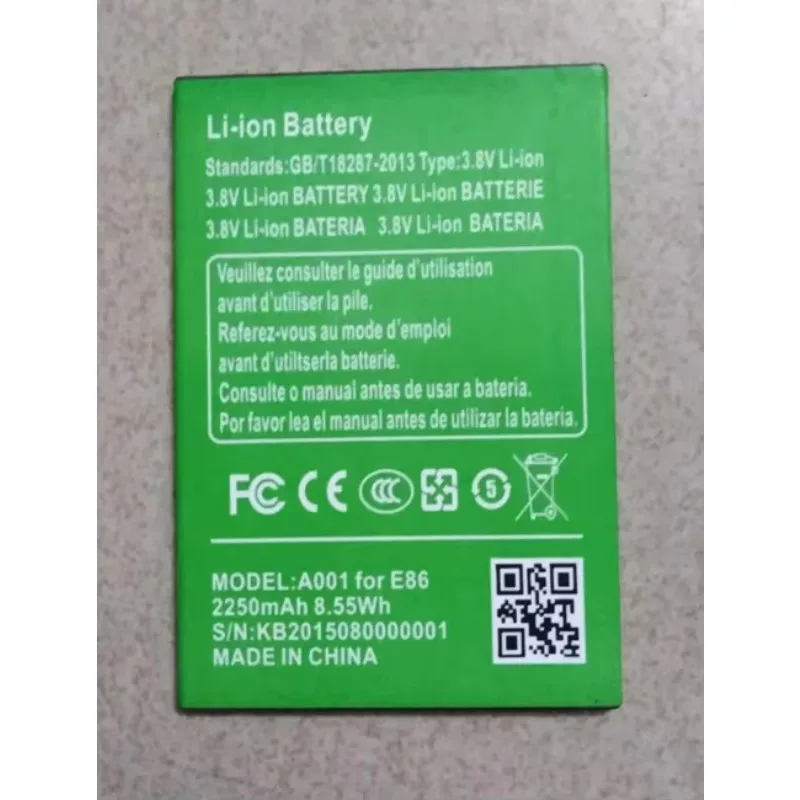 X-BO V6 battery 2250/3100mah 3.7V for X-BO V6 Android 4.4 mtk6572 dual core 5.5 inch Mobile phone-