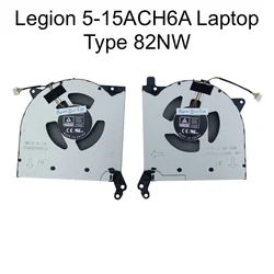 Laptop Cooling Fan For Lenovo Legion 5-15ACH6A 82NW 17ACH6H 82JY CPU GPU FAN Cooler 5H40S20382 5H40S20383 5H40S20308 FNKA FNK9