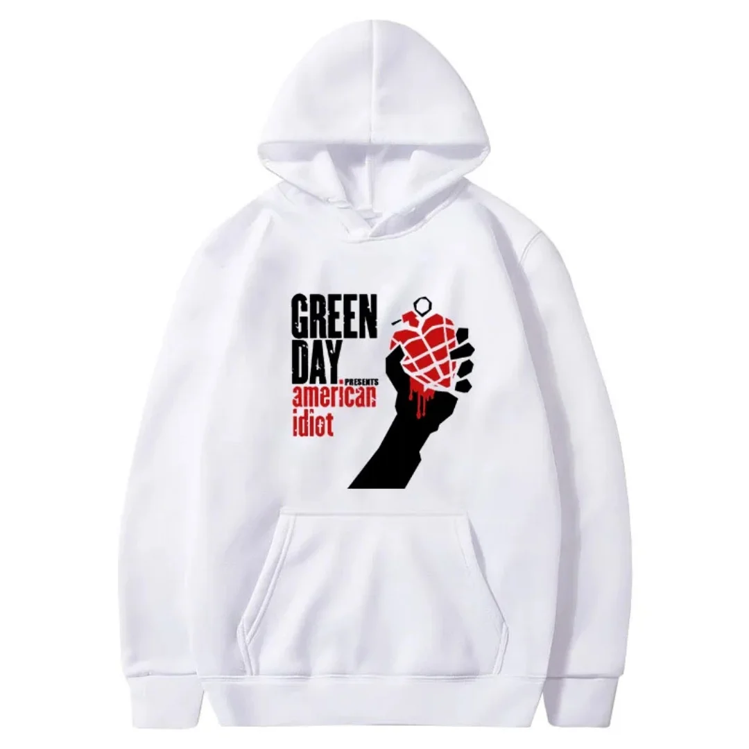 Nieuwe Heren Hoody GREEN DAY Gedrukt Tops Puur Katoen Lente En Herfst Mode Kinderhoodie Heren En Dames Y2K Hoodie