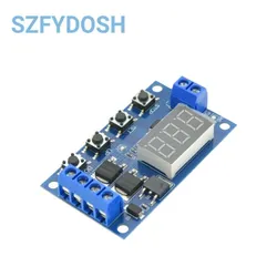 DC5-36V Dual MOS LED Digital Time Delay Relay Trigger Cycle Timer Delay Switch Circuit Board Timing Control Module DIY