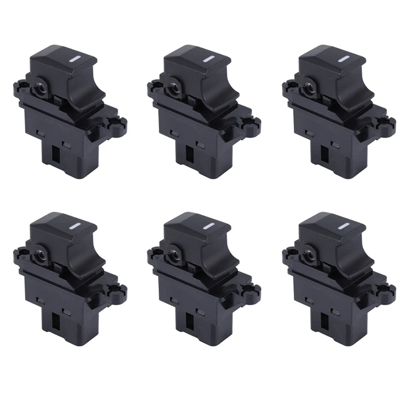 6X Electric Power Window Control Switch Button For Kia Picanto Morning 2011-2016 93575-1Y000