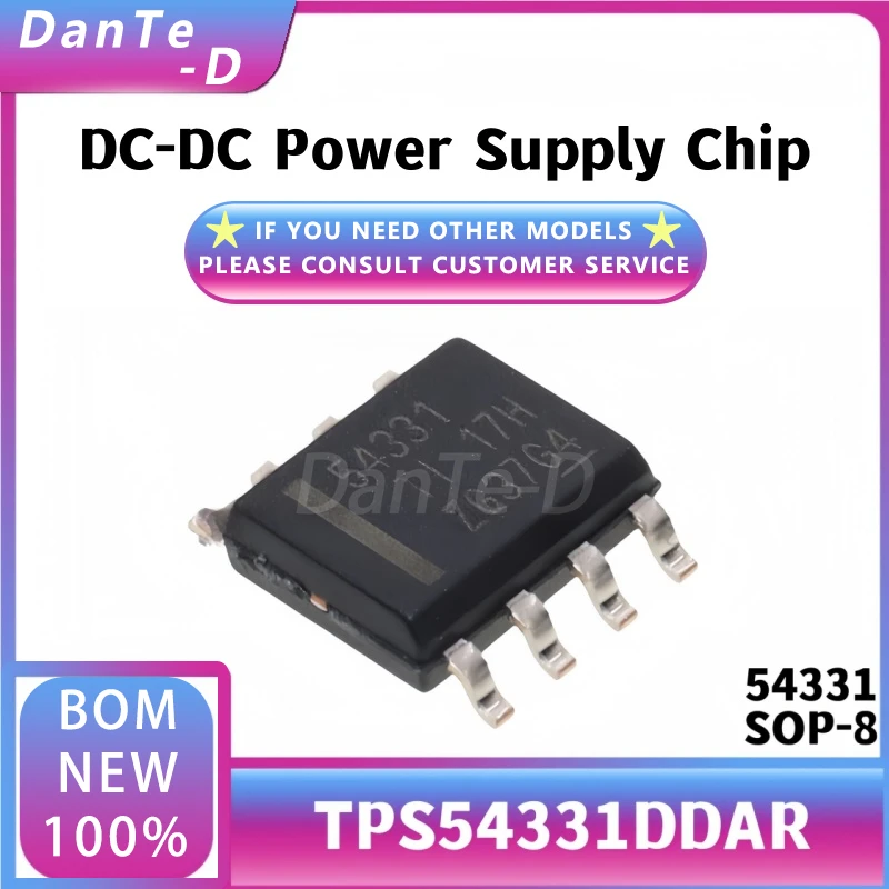 10PCS TPS54331DDAR SOP-8 Silkscreen 54331 3A 570kHz Buck Converter Chip