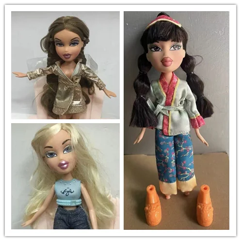 30cm Bratzes Doll Ordinary Fashion Doll Changeable Clothes Movable Joints Action Figure Model Toy Collect Ornament Kids Gifts