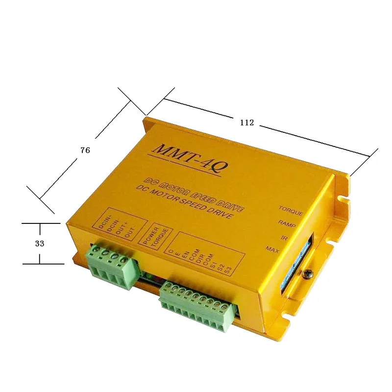 Imagem -04 - Motor de 12v dc Controlador de Velocidade Reversível Circuito de Controle de Velocidade para Motor dc de 30a 12v